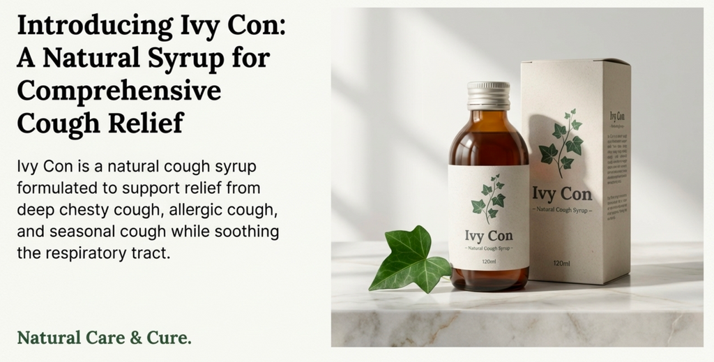 🫁 Ivy Con Natural Cough Syrup – Chest & Seasonal Cough Relief (120 ml)