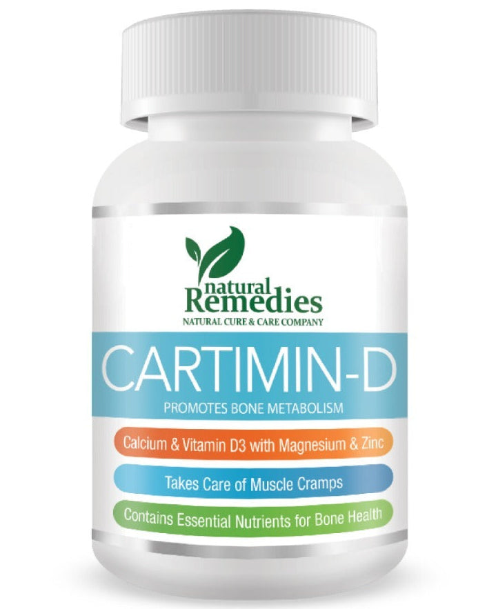 Cartimin-D bone health tablets with calcium and vitamin D3 by Chemifar International